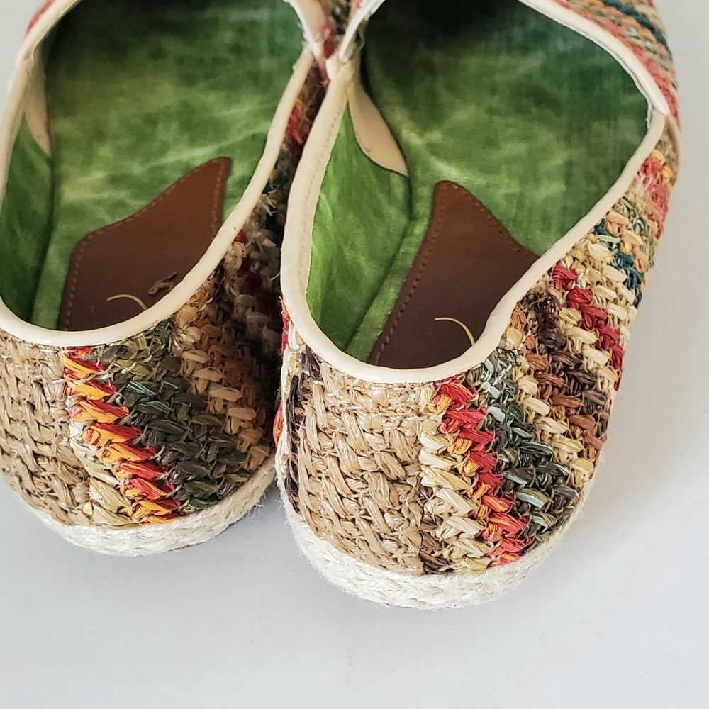 Kim Rogers Multi Colored Woven Stripe Shoes/Flats - Picture 3 of 4